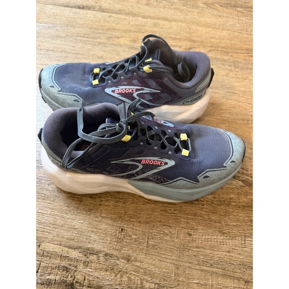 Brooks Caldera 7 Womens Trail Running Shoes Purple Blue 1204041B485 Size‎ 8